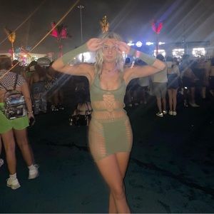 Jaded London Serpent Dress